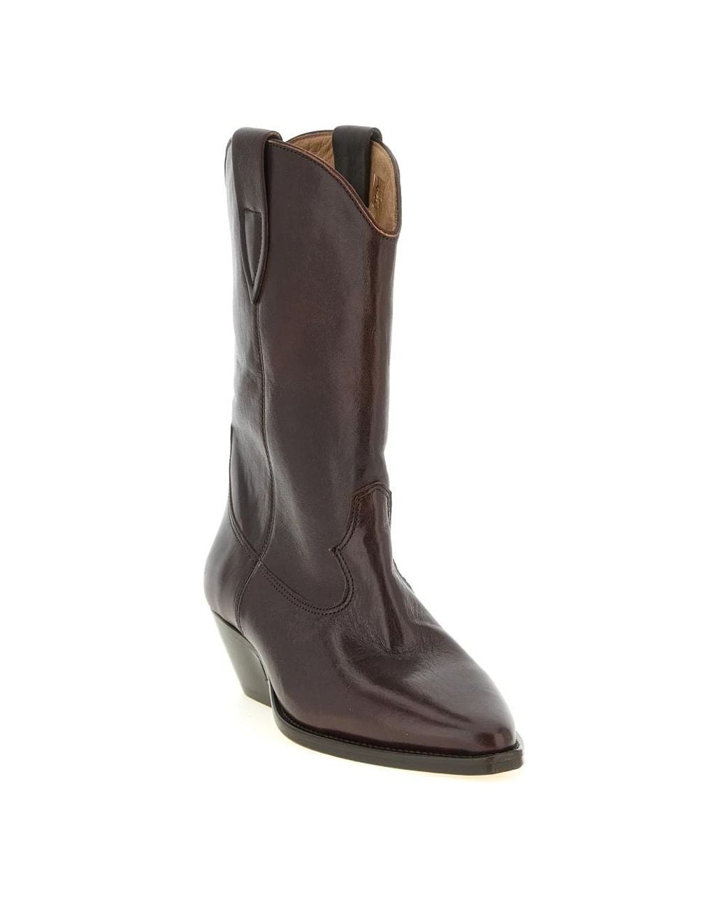 Isabel Marant Brown Cowboy & Biker Boots
