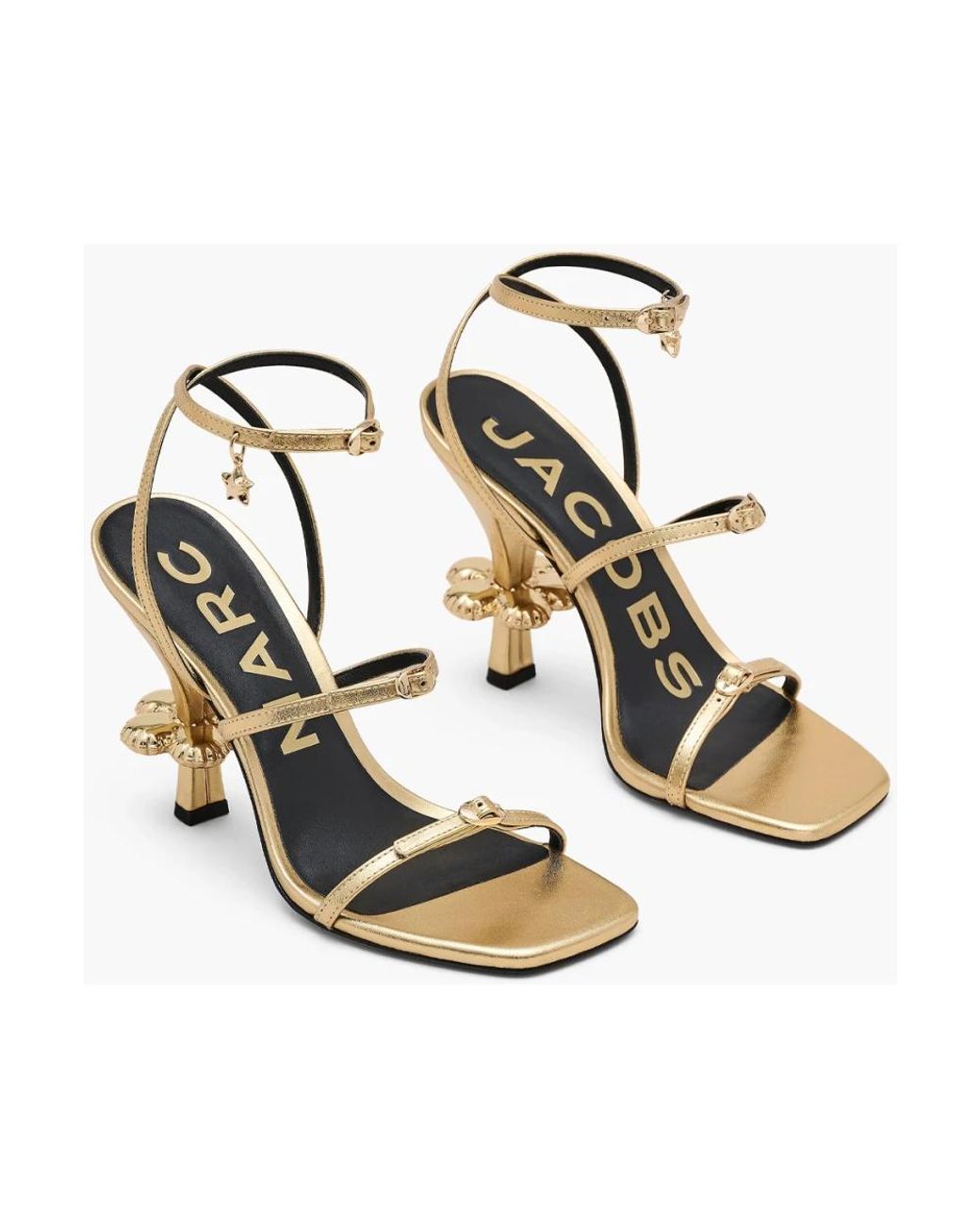 Marc Jacobs Metallic High Heel Sandals