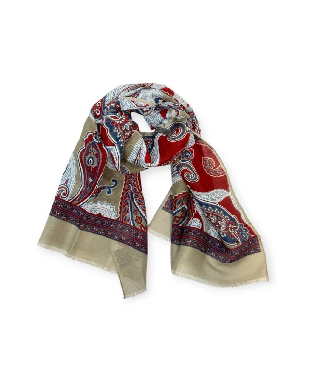 Altea Red Paisley Schal