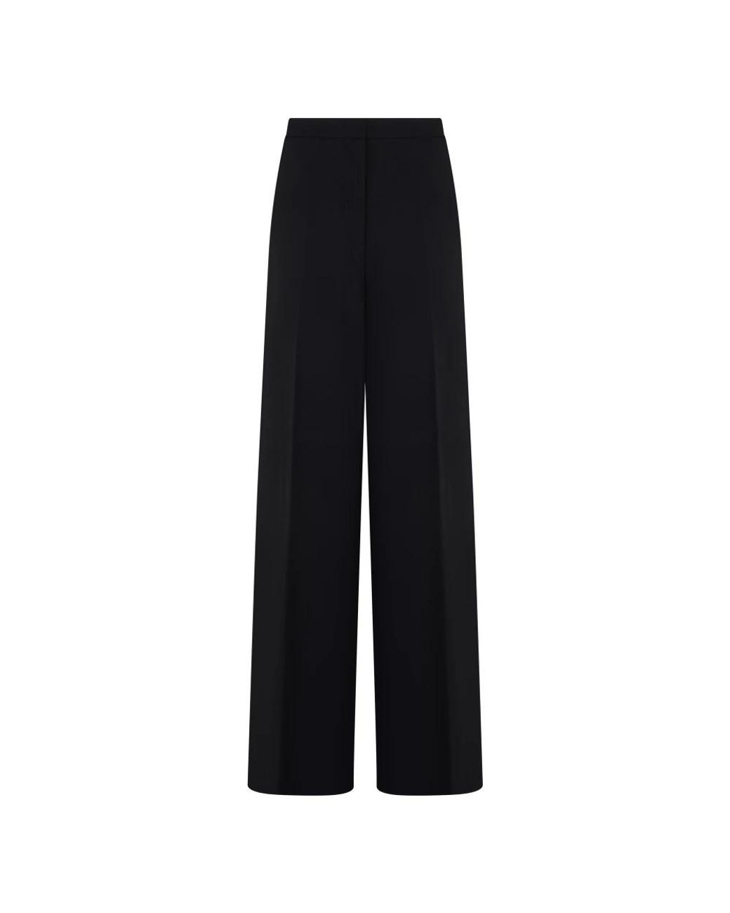 Moschino Black Wide Trousers