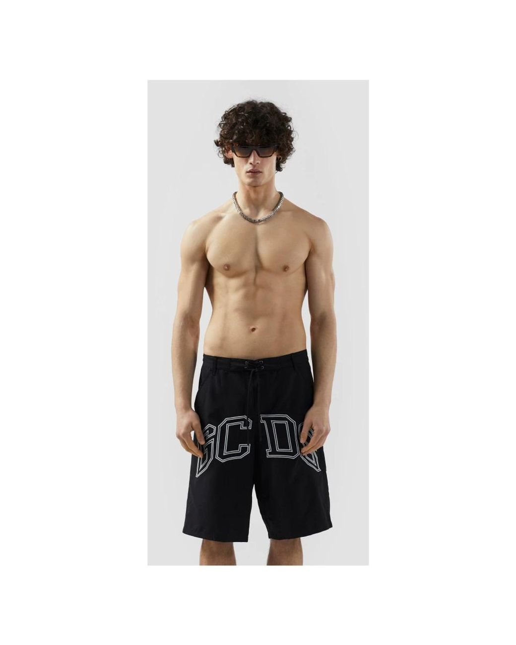 Beachwear Gcds de hombre de color Black