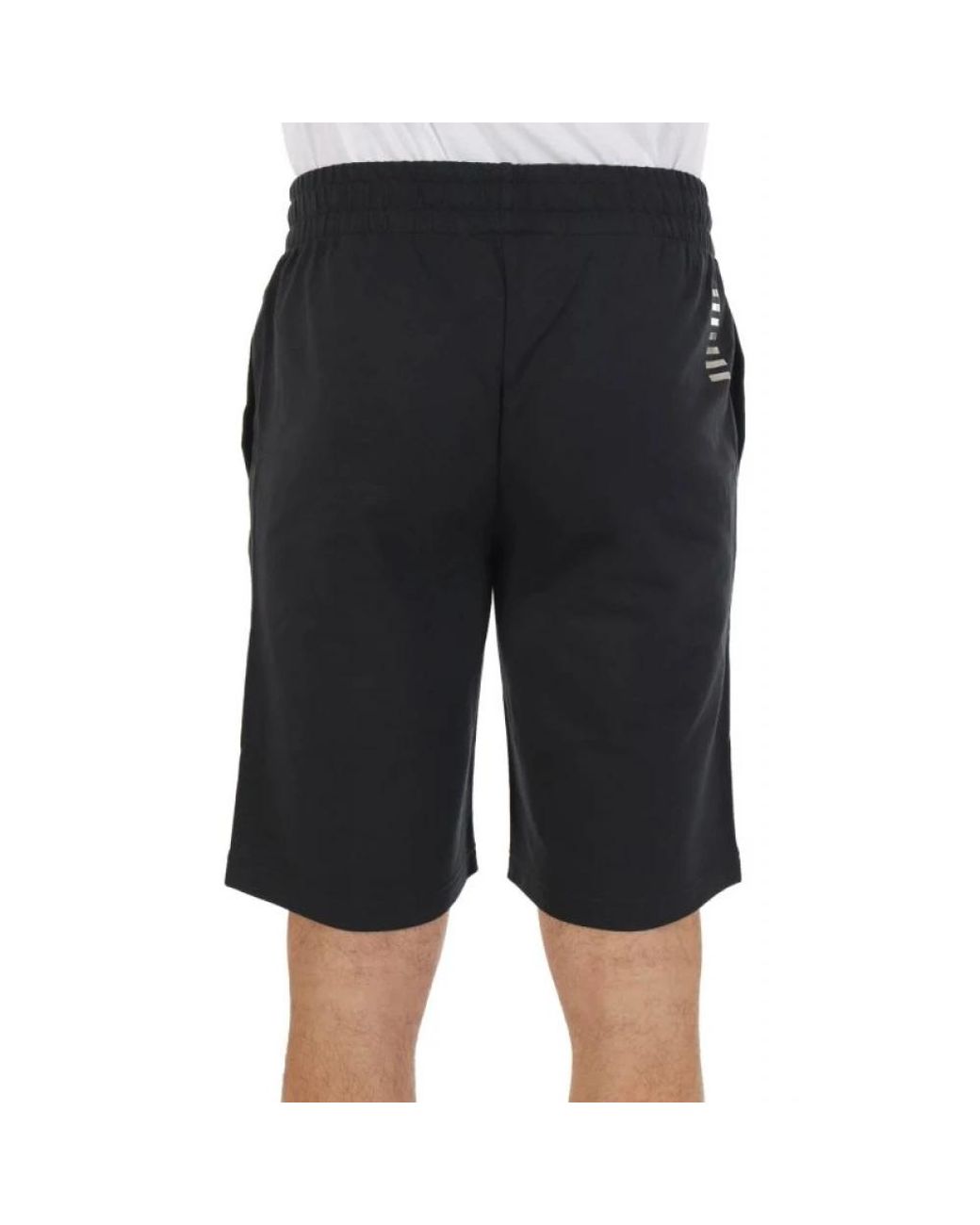 Casual Shorts EA7 pour homme en coloris Black