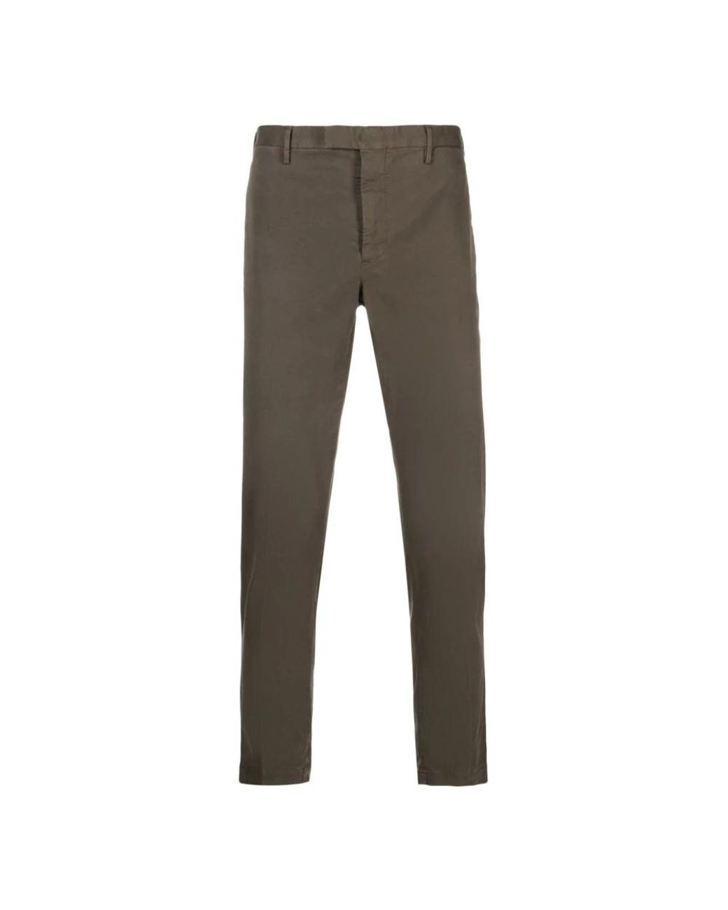 PT Torino Gray Slim-Fit Trousers for men