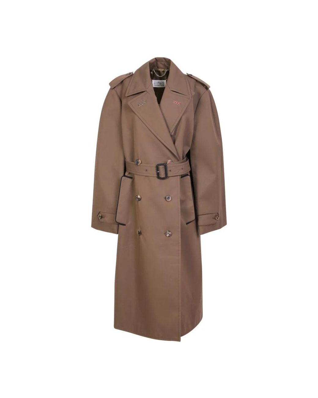 Maison Margiela Brown Trench Coats