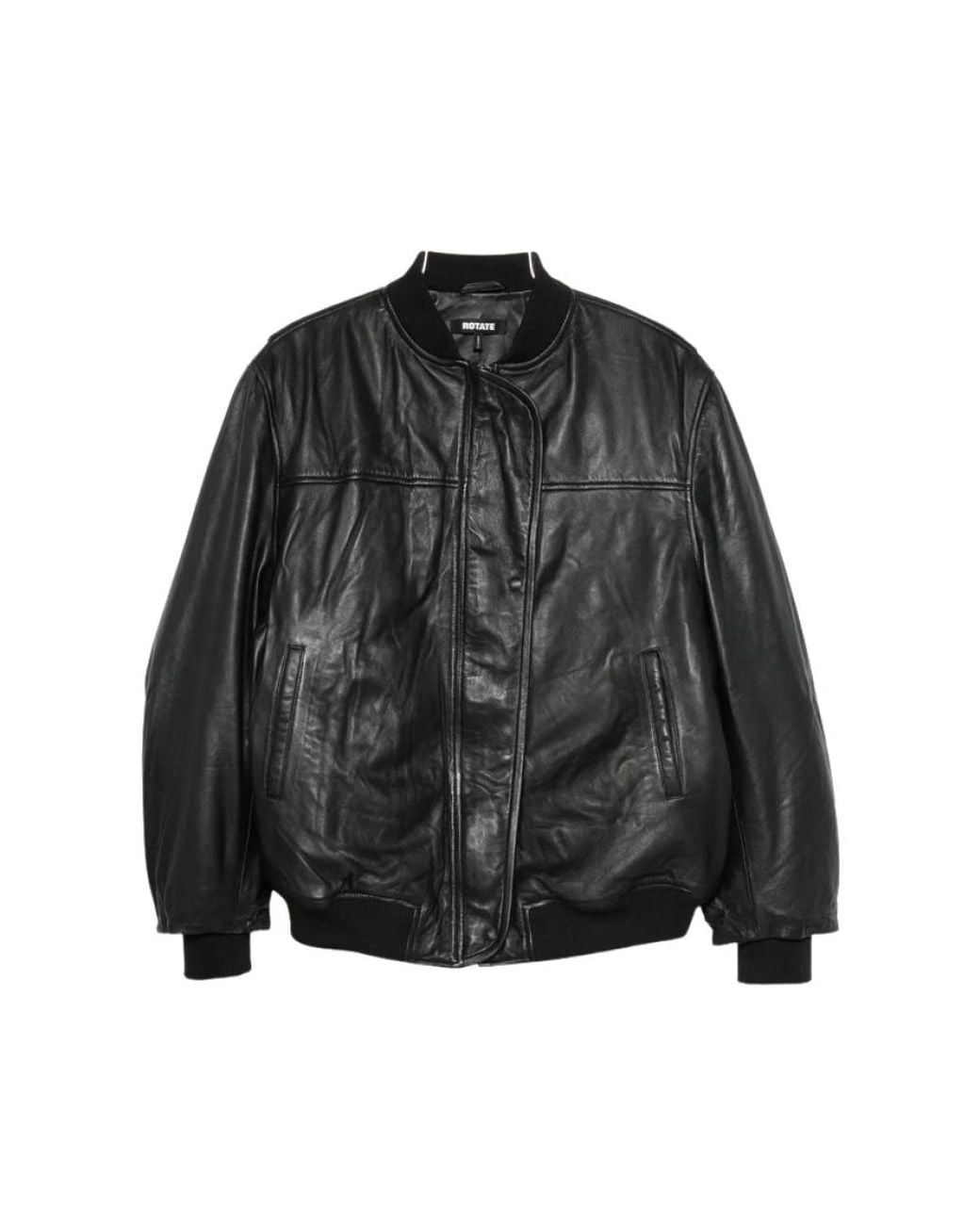 ROTATE BIRGER CHRISTENSEN Black Bomber Jackets