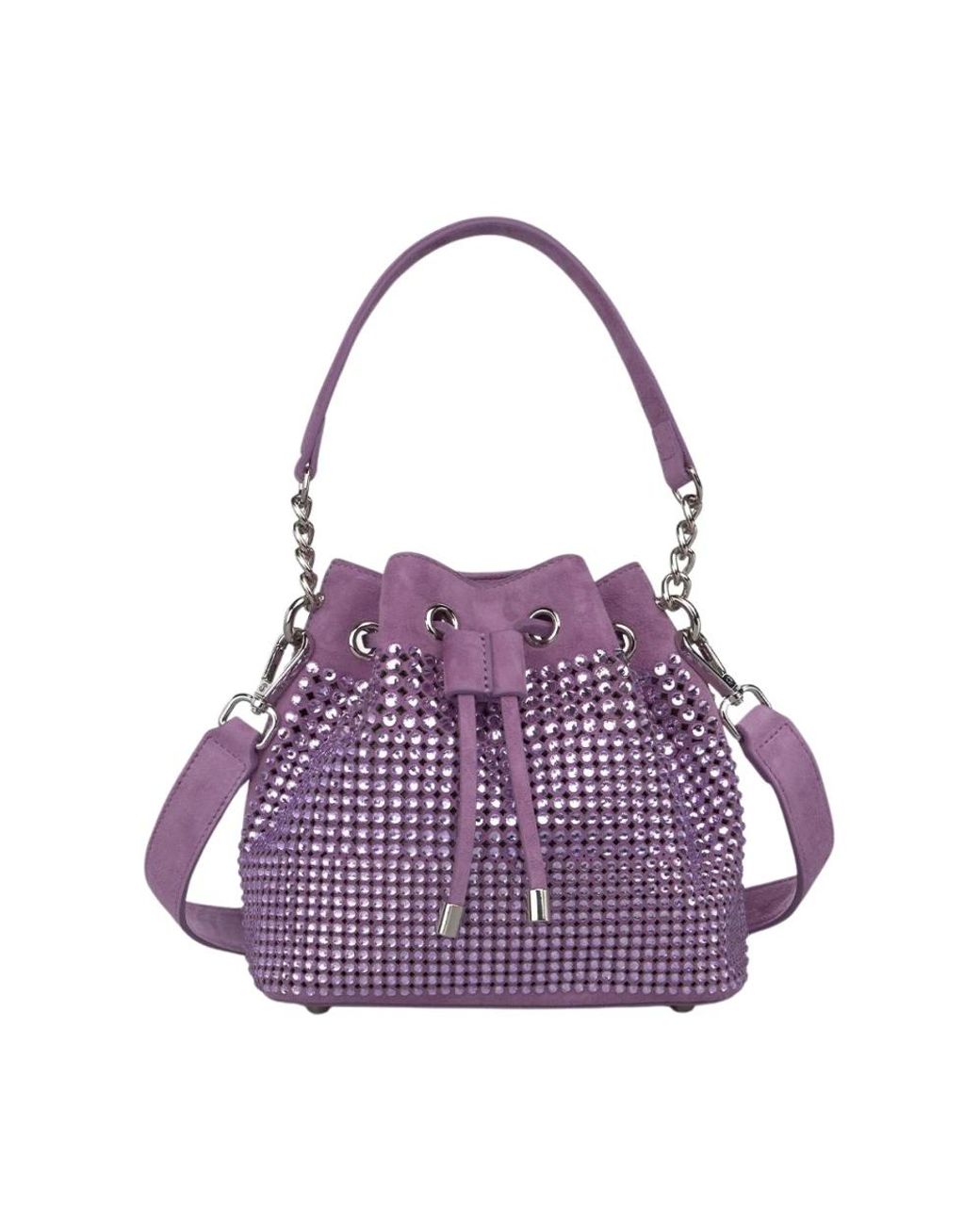 Alma En Pena. Purple Bucket Bags