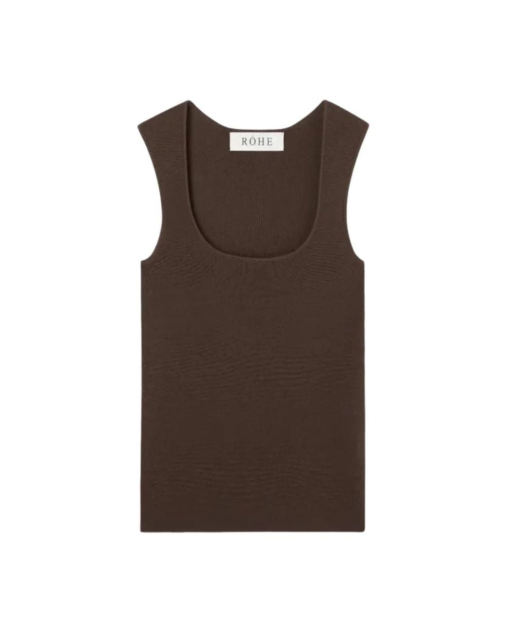 Rohe Brown Sleeveless Tops