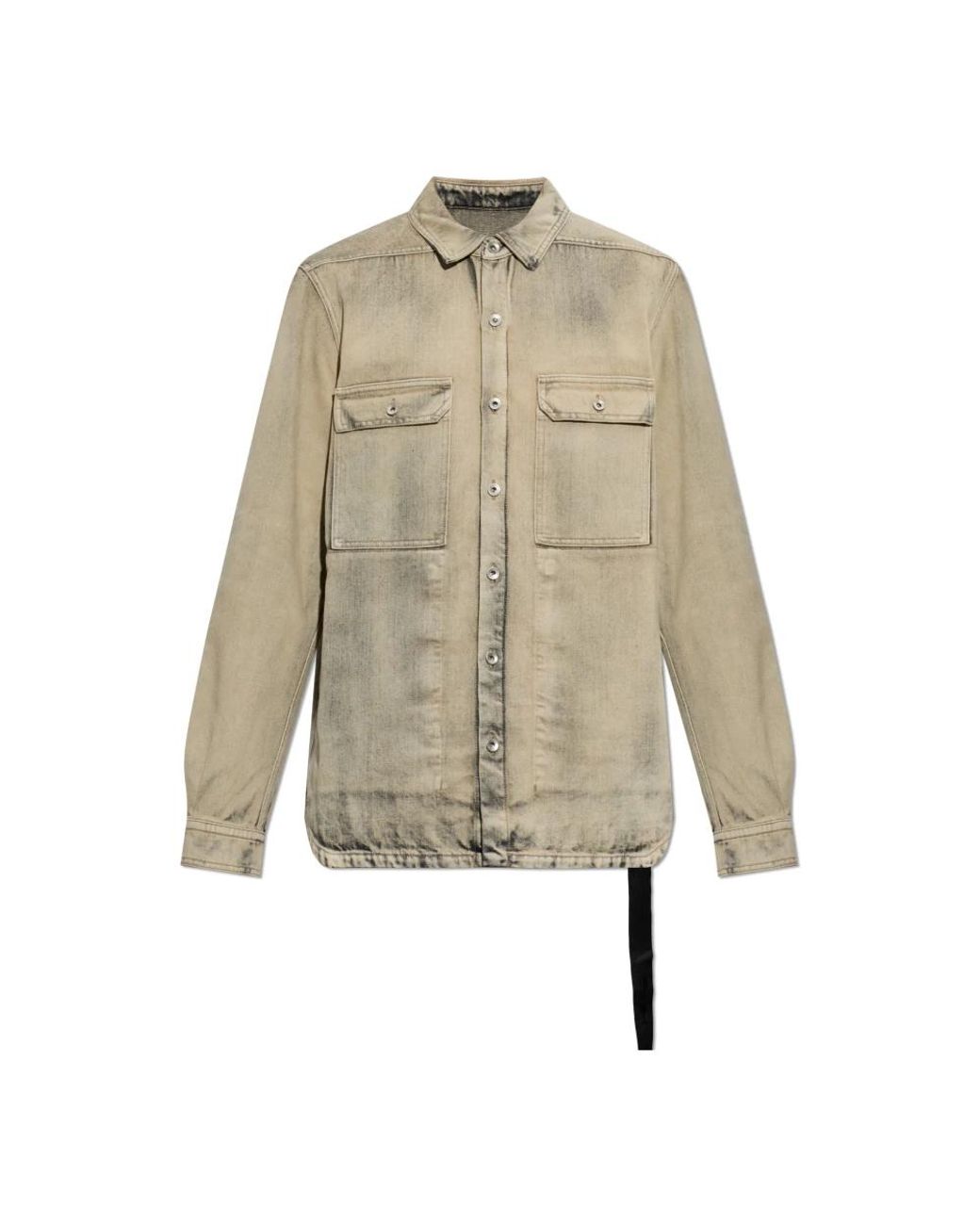 Rick Owens Natural Denim Shirts for men
