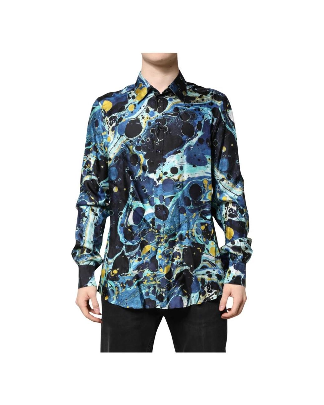 Dolce & Gabbana Blue Formal Shirts for men