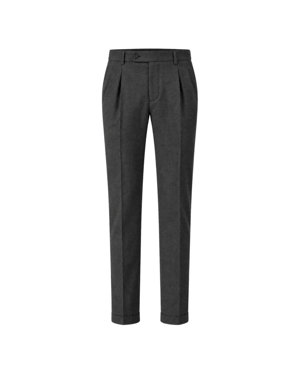 Berwich Gray Suit Trousers for men