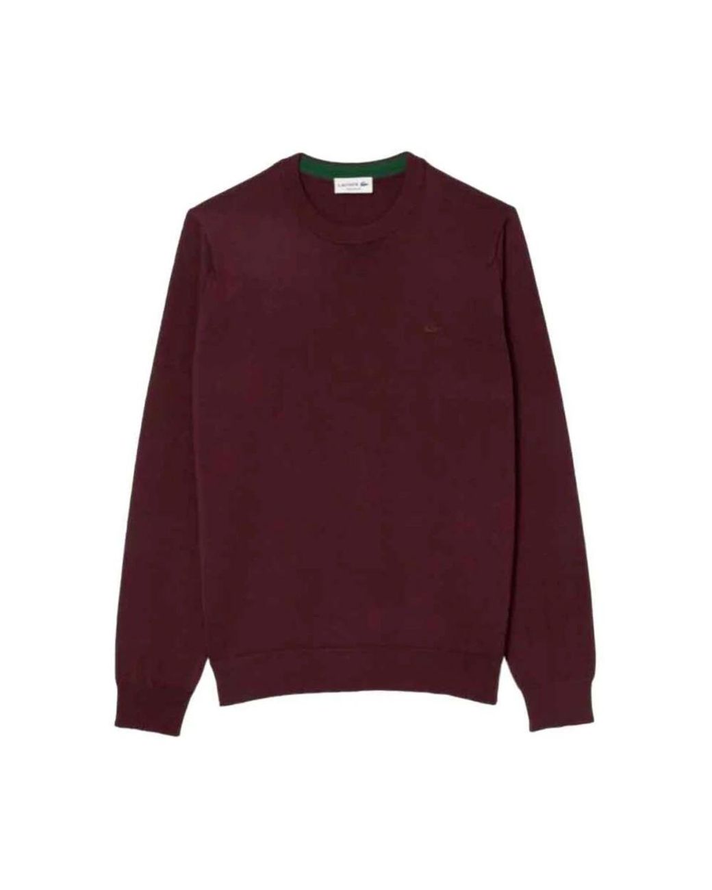 Lacoste Purple Round-Neck Knitwear for men