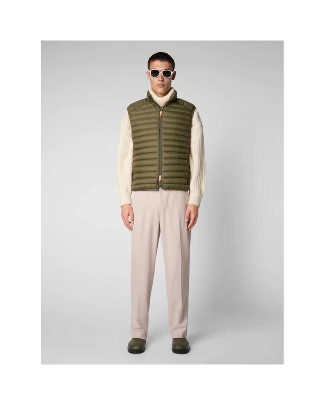 Save The Duck Green Vests for men