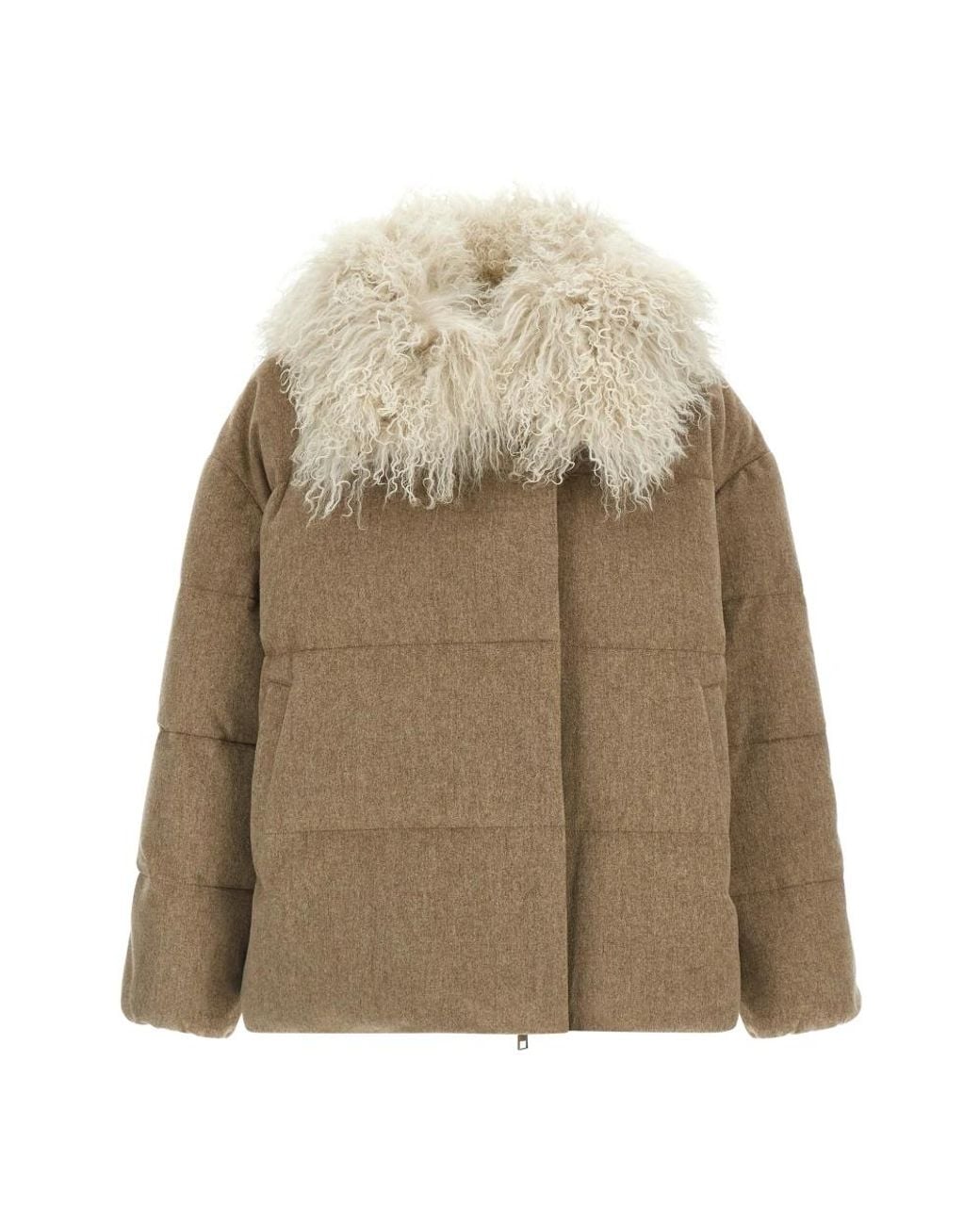Yves Salomon Natural Winter Jackets