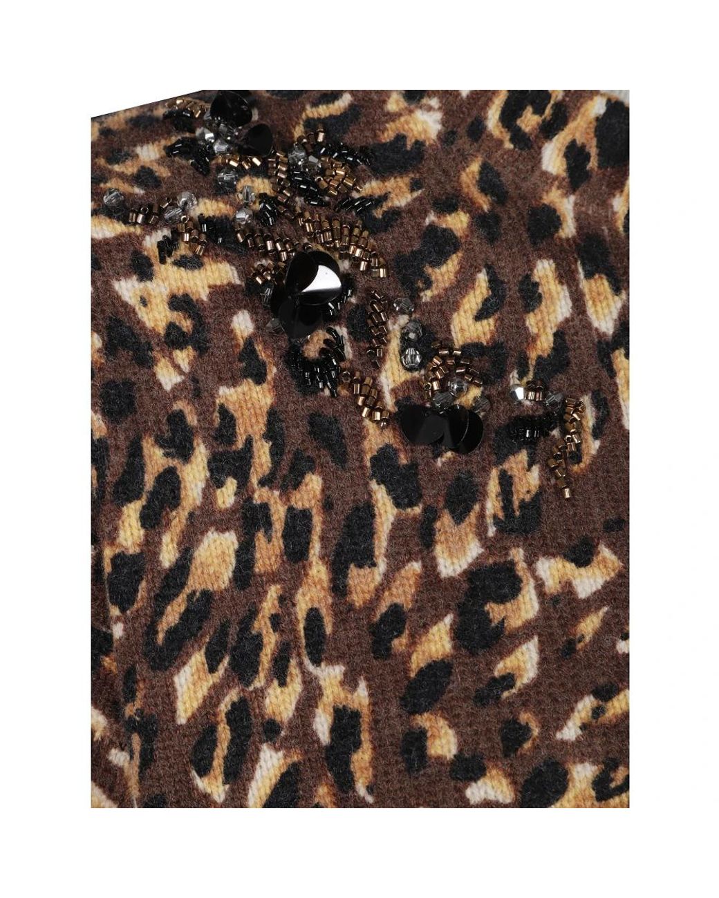 Twinset Brown Round-Neck Knitwear