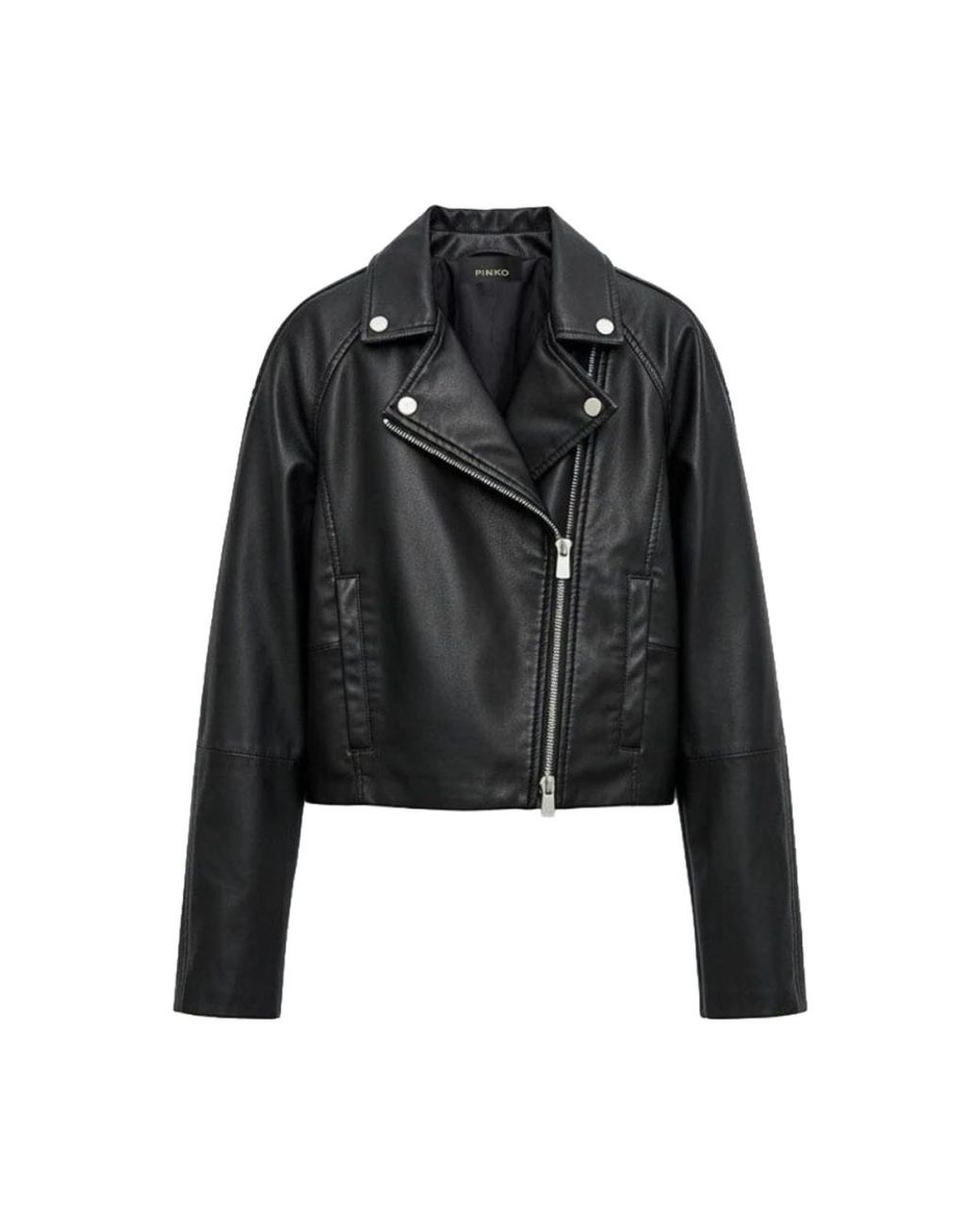 Leather Jackets Pinko en coloris Black