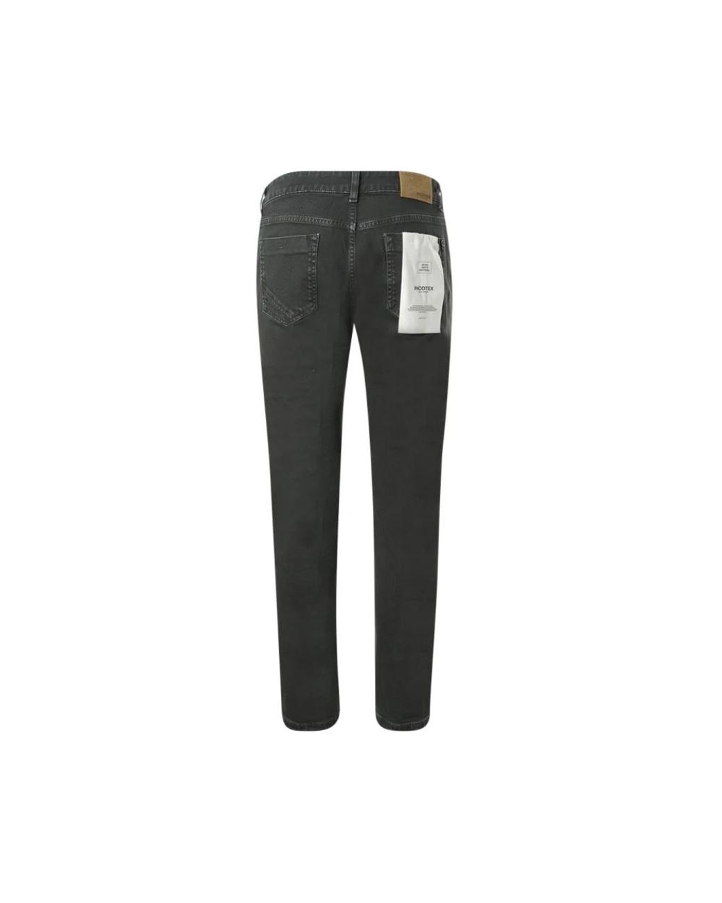 Incotex Black Slim-Fit Jeans for men