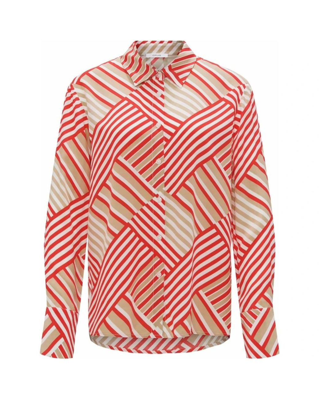 Opus Filona Blouse in het Red