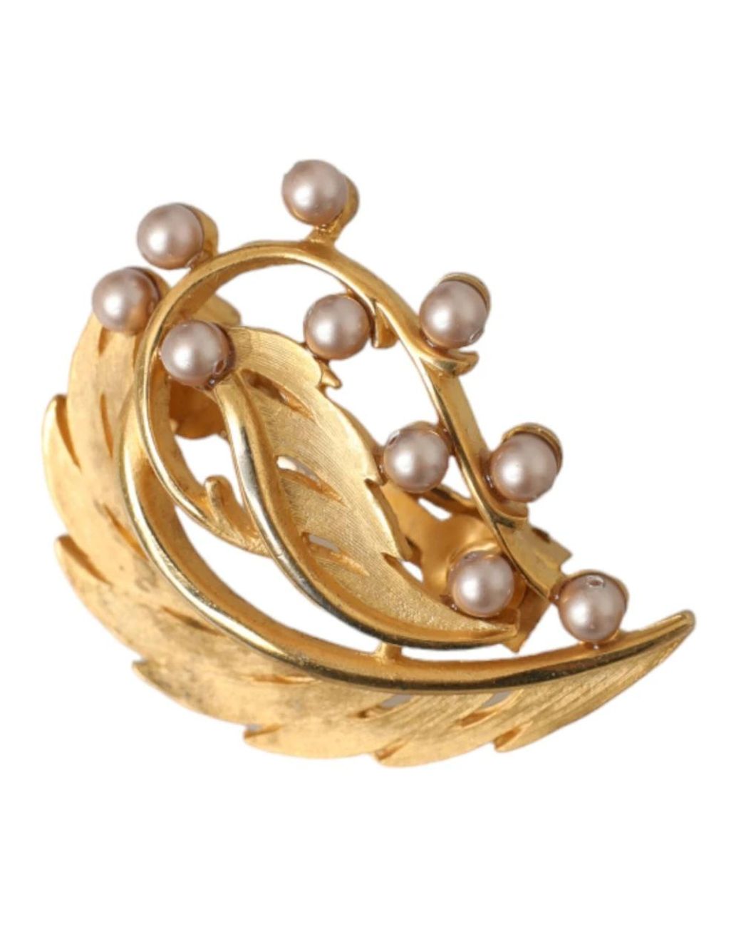 Dolce & Gabbana Metallic Brooches