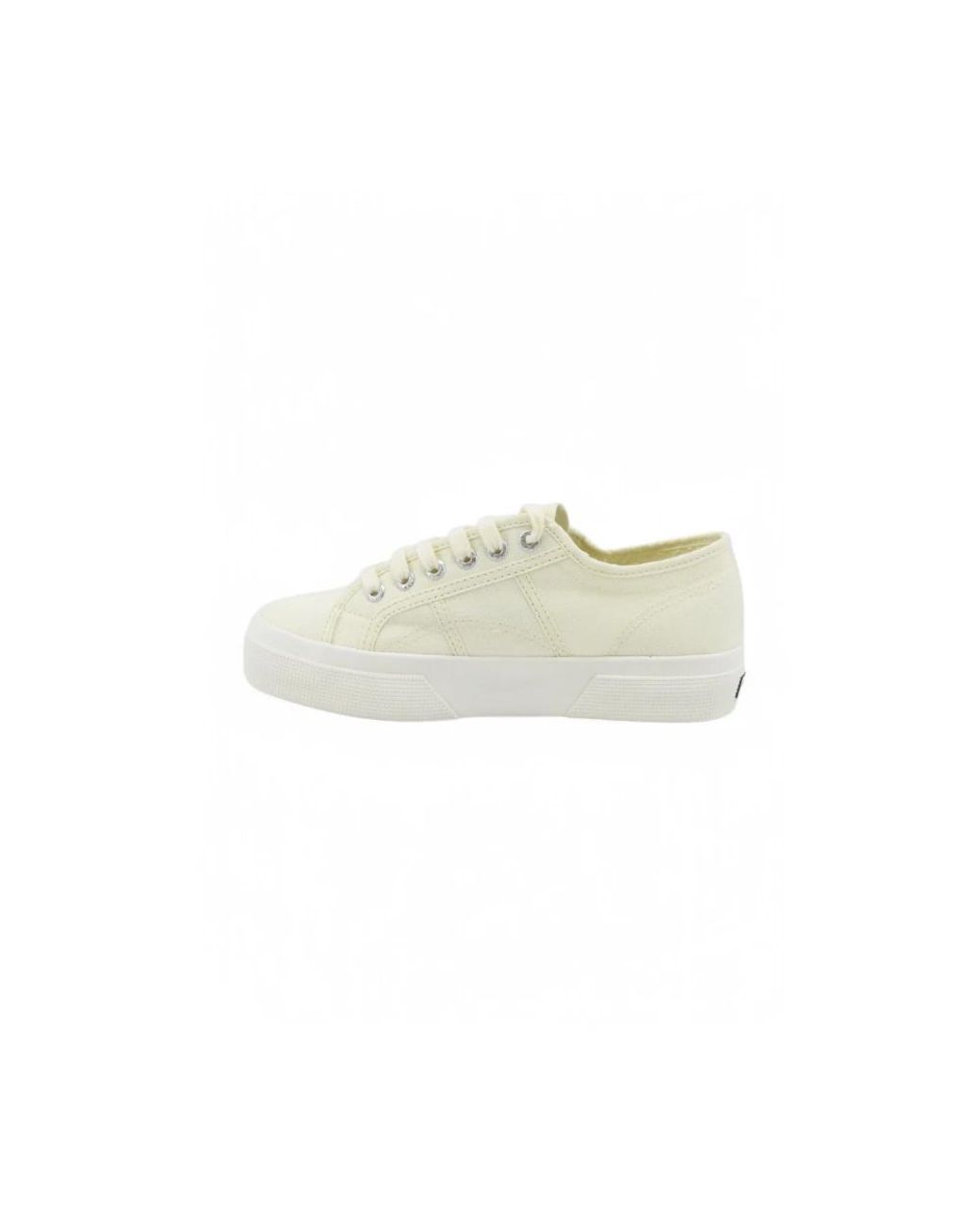 Superga White 2740 Platform