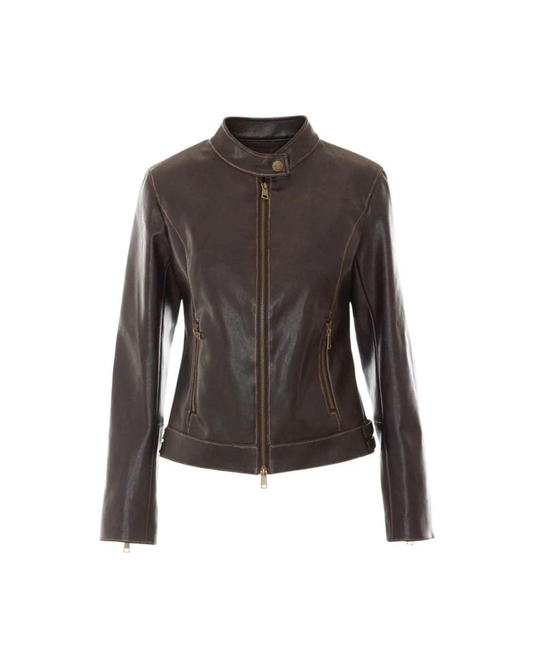 Liu Jo Brown Leather Jackets