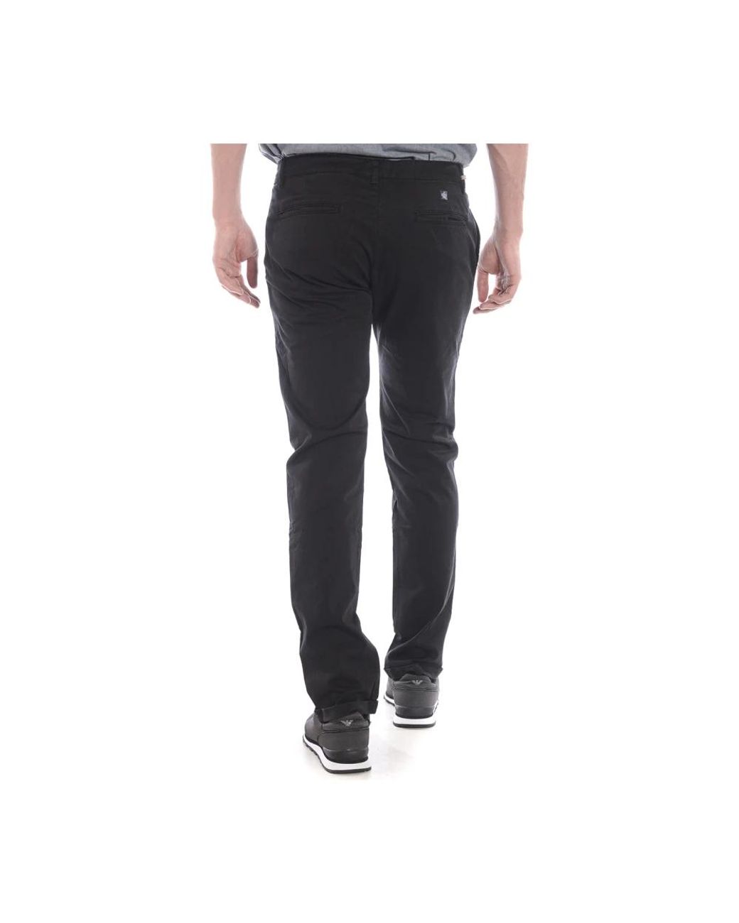 Daniele Alessandrini Black Chinos for men
