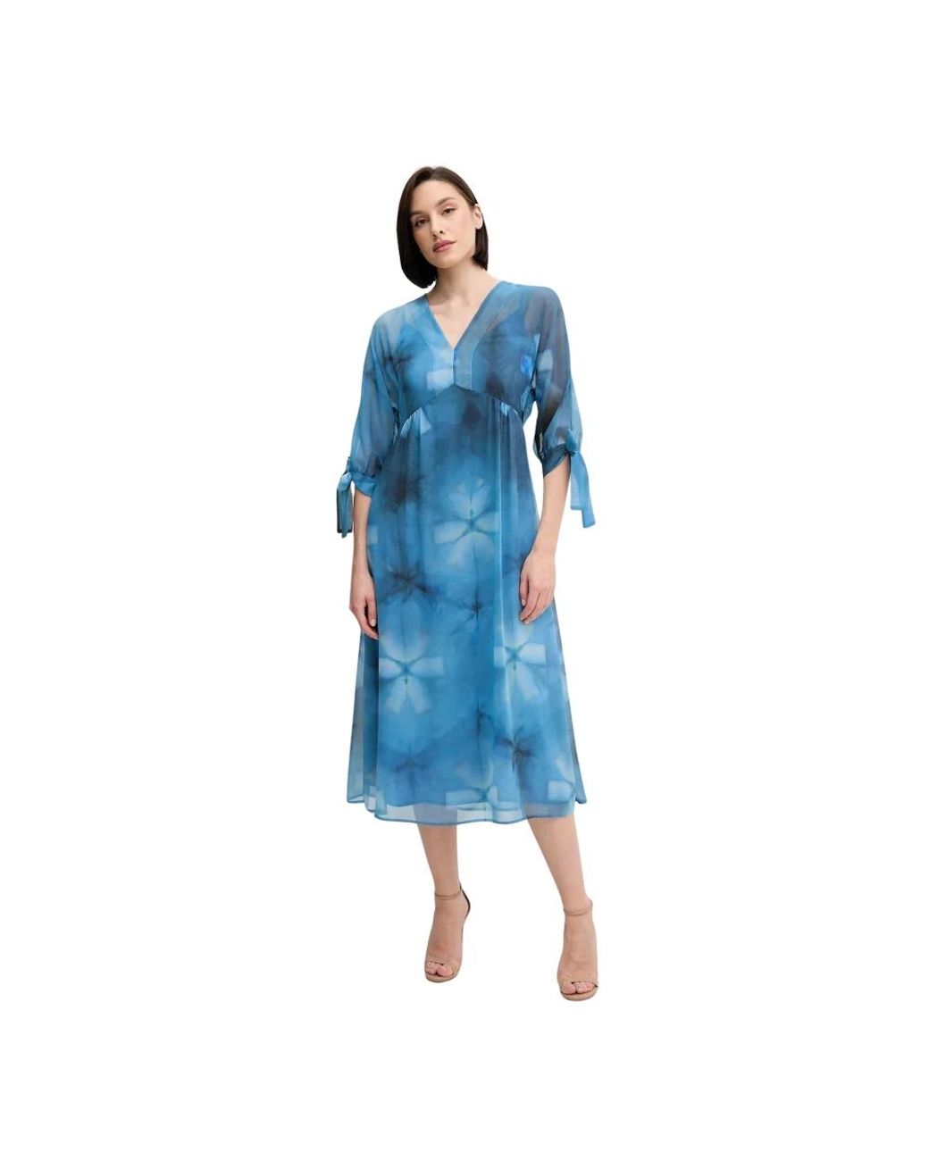 Midi Dresses Sandro Ferrone en coloris Blue