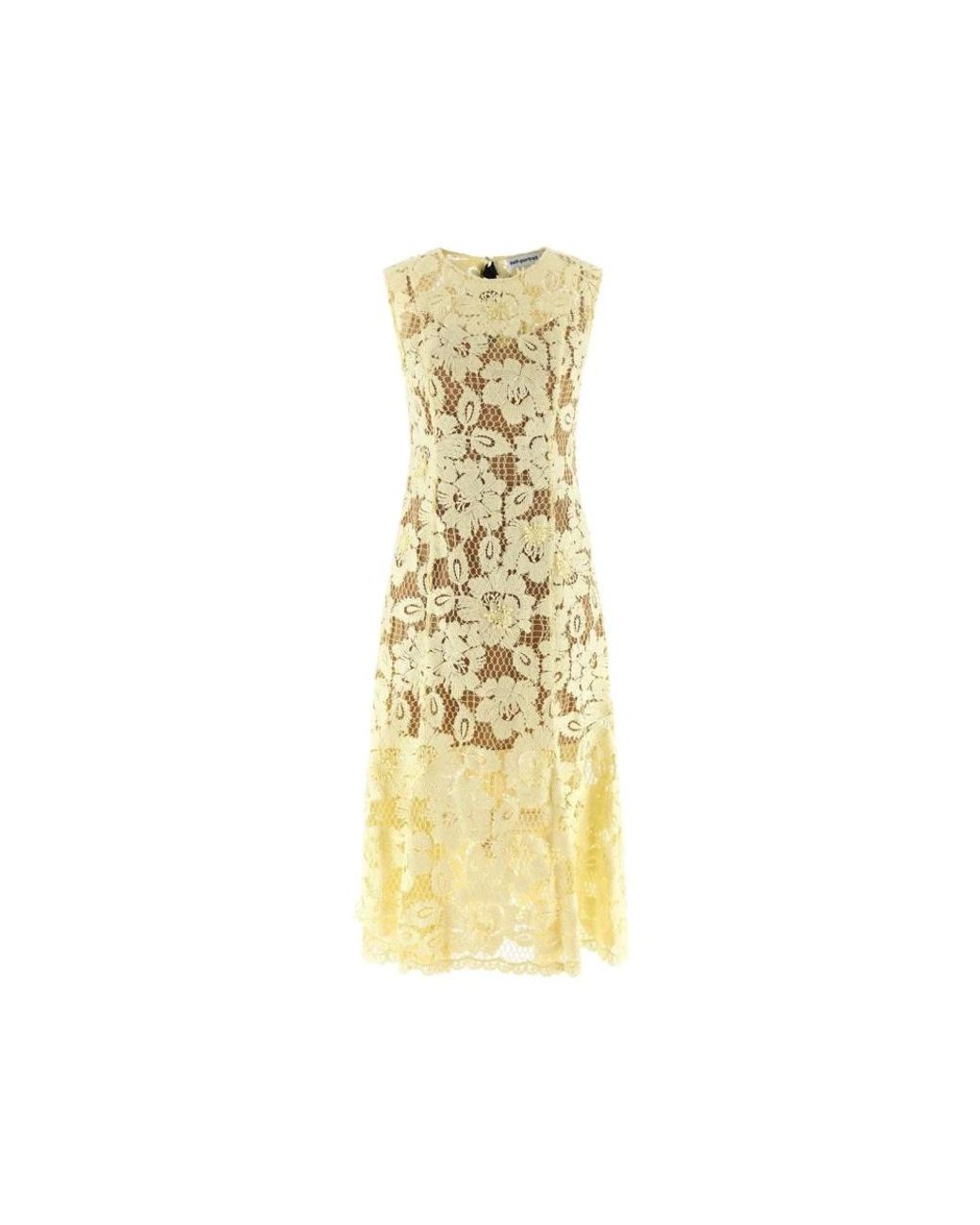 Midi Dresses Self-Portrait de color Metallic