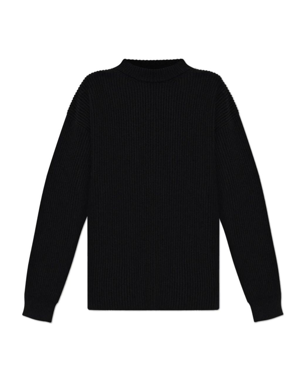 Jil Sander Black Round-Neck Knitwear