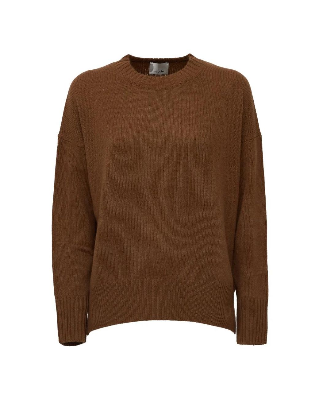 Allude Brown Cashmere Knitwear