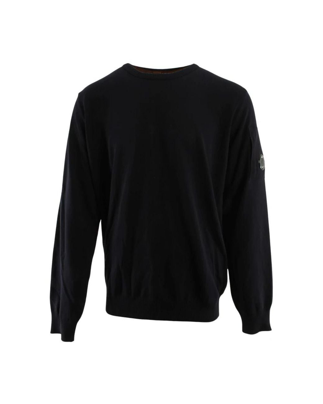 C P Company Black Round-Neck Knitwear for men
