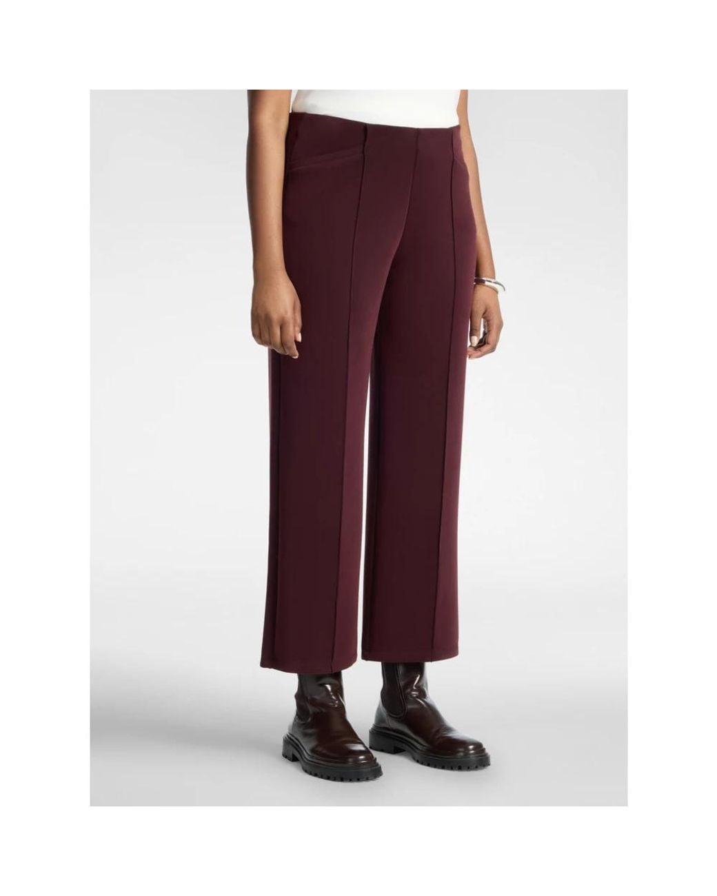 Elena Miro Purple Wide Trousers