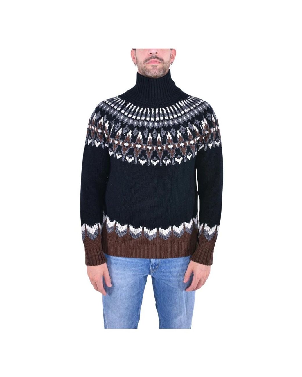 Dondup Blue Turtlenecks for men