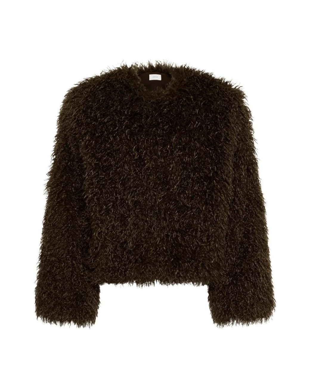 Gestuz Black Faux Fur & Shearling Jackets