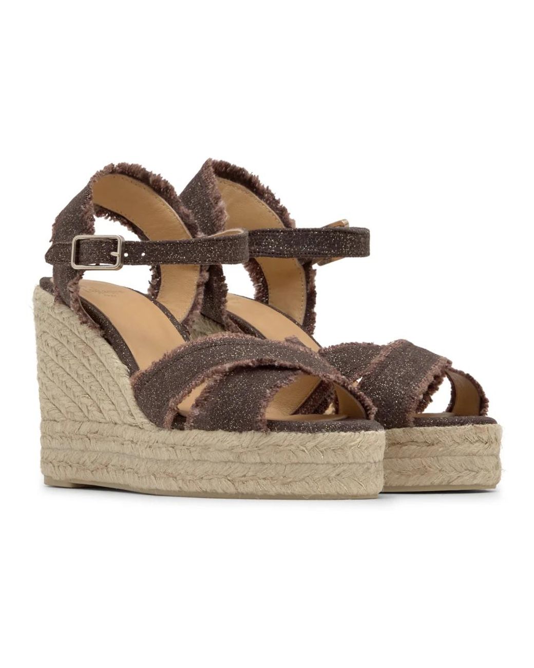 Castaner Gray Wedges