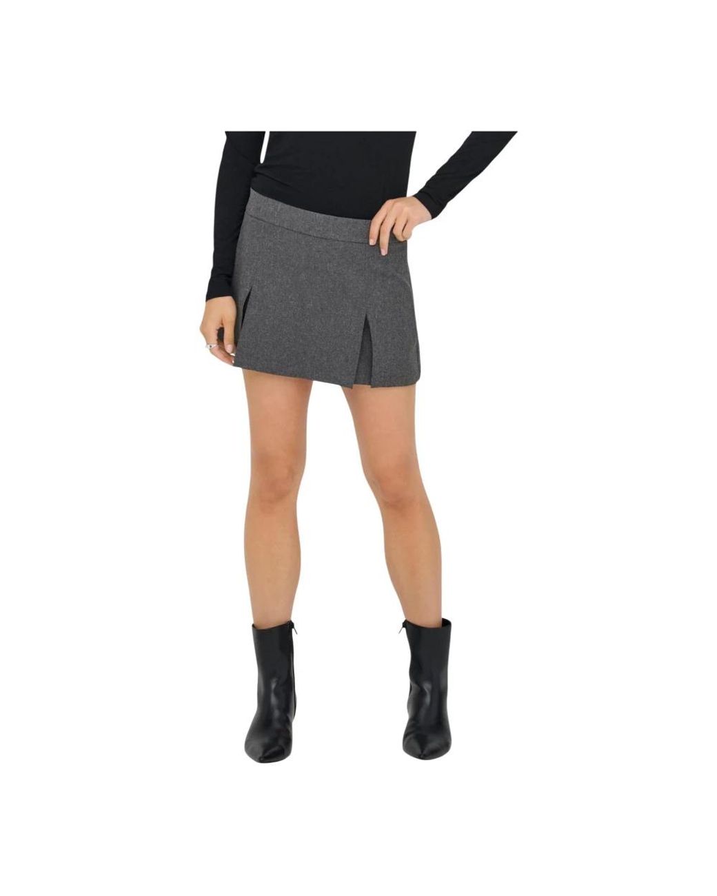 Jacqueline De Yong Gray Short Shorts