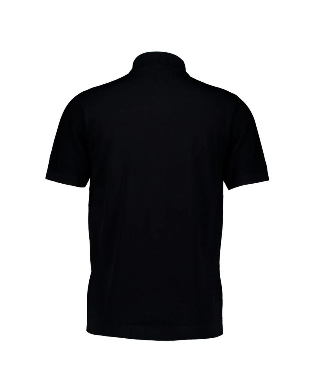 Genti Black Polo Shirts for men
