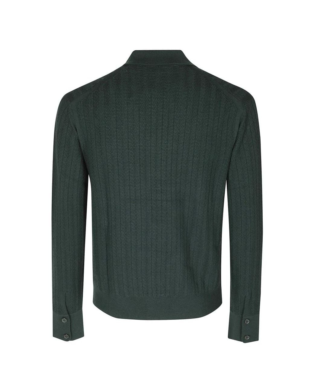 Cardigans Paolo Pecora de hombre de color Green
