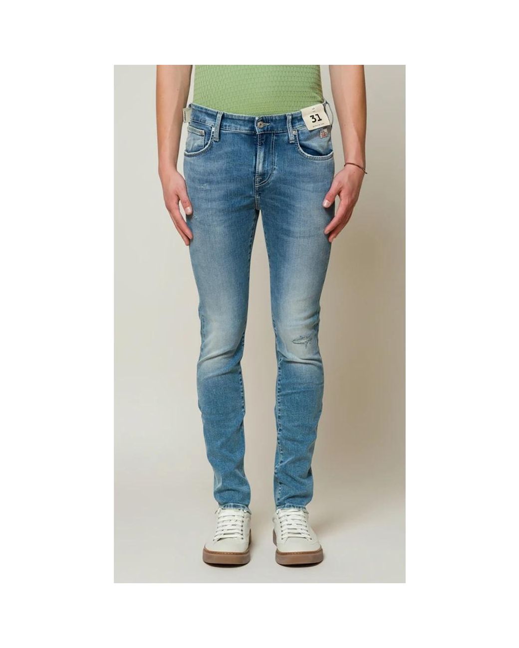 Roy Rogers Blue Skinny Fit Jeans for men