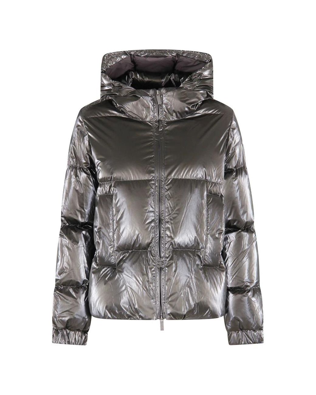 K-Way Gray Winter Jackets