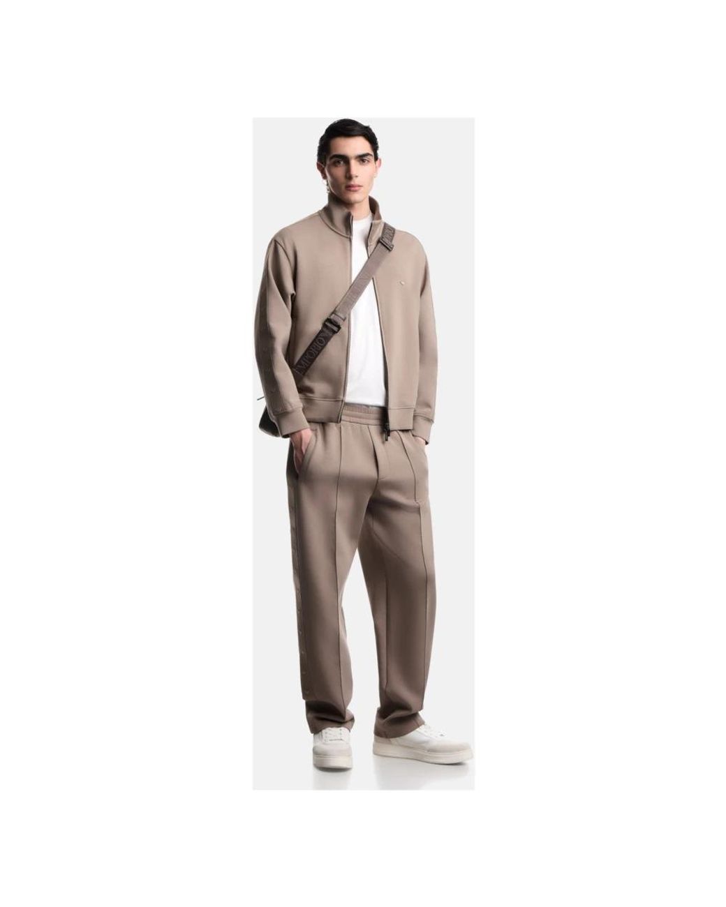 Emporio Armani Brown Sweatpants for men