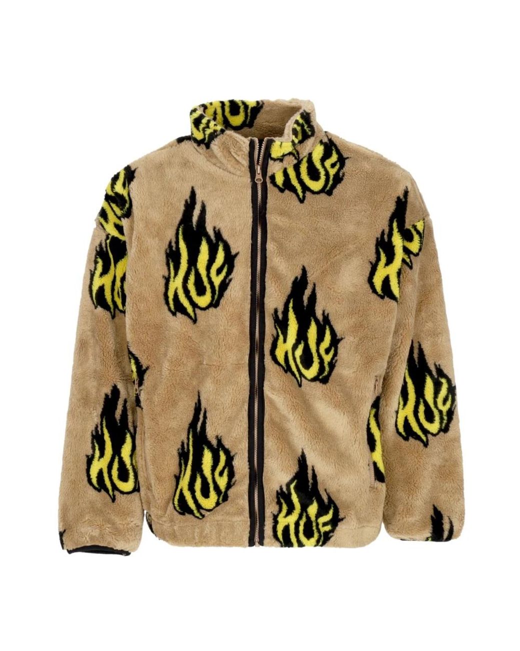 Huf Green Zip-Throughs for men