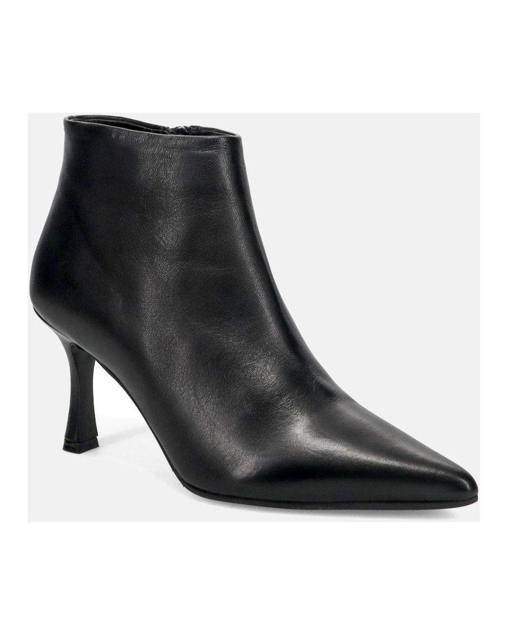 Sangiorgio Black Heeled Boots