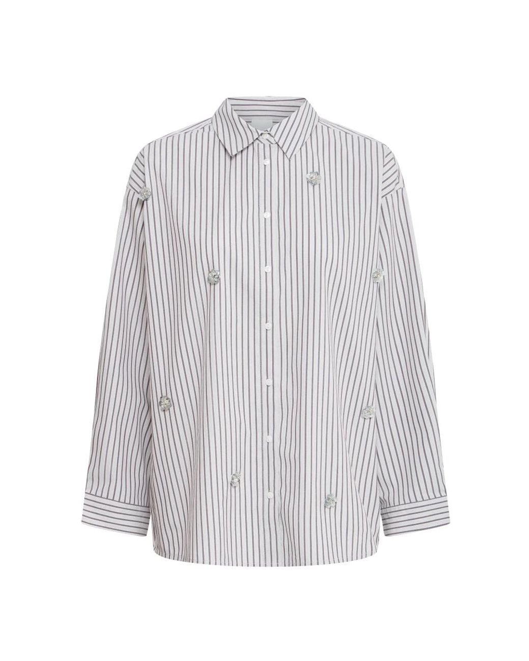 Ichi Blouses & Hemden in het Gray