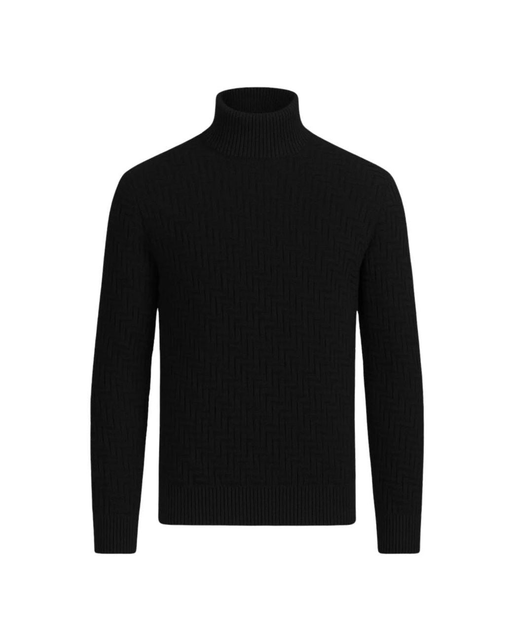 Paolo Pecora Black Turtlenecks for men