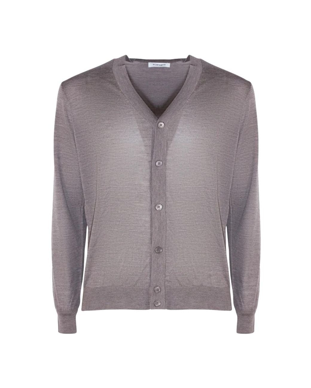 Kangra Gray Cardigans for men