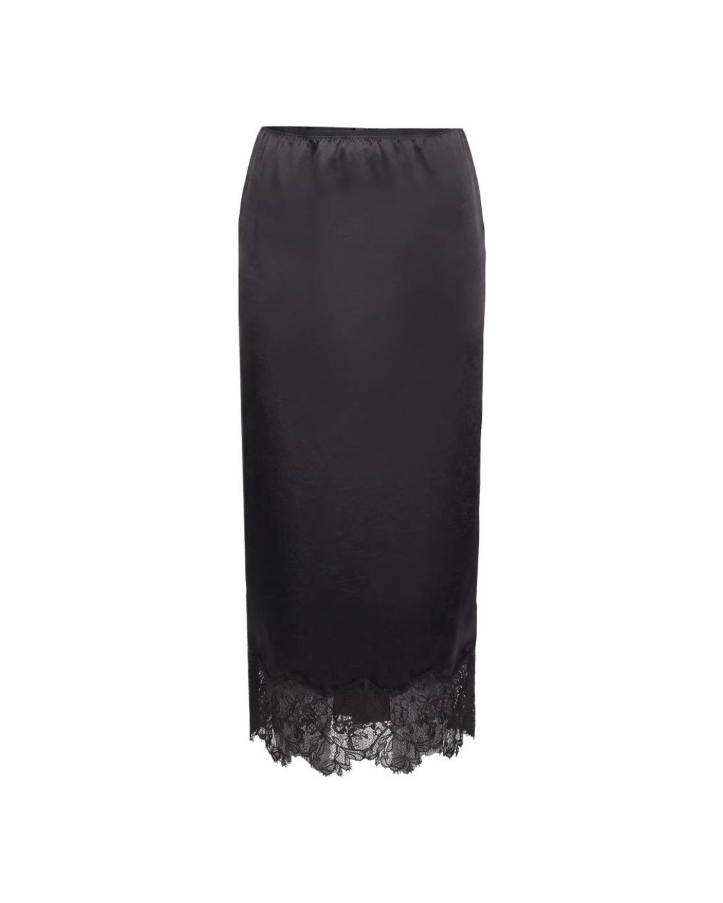 Alysi Black Midi Skirts