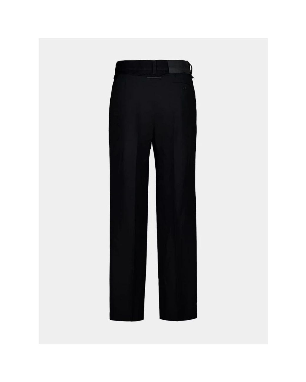 MM6 by Maison Margiela Black Suit Trousers for men