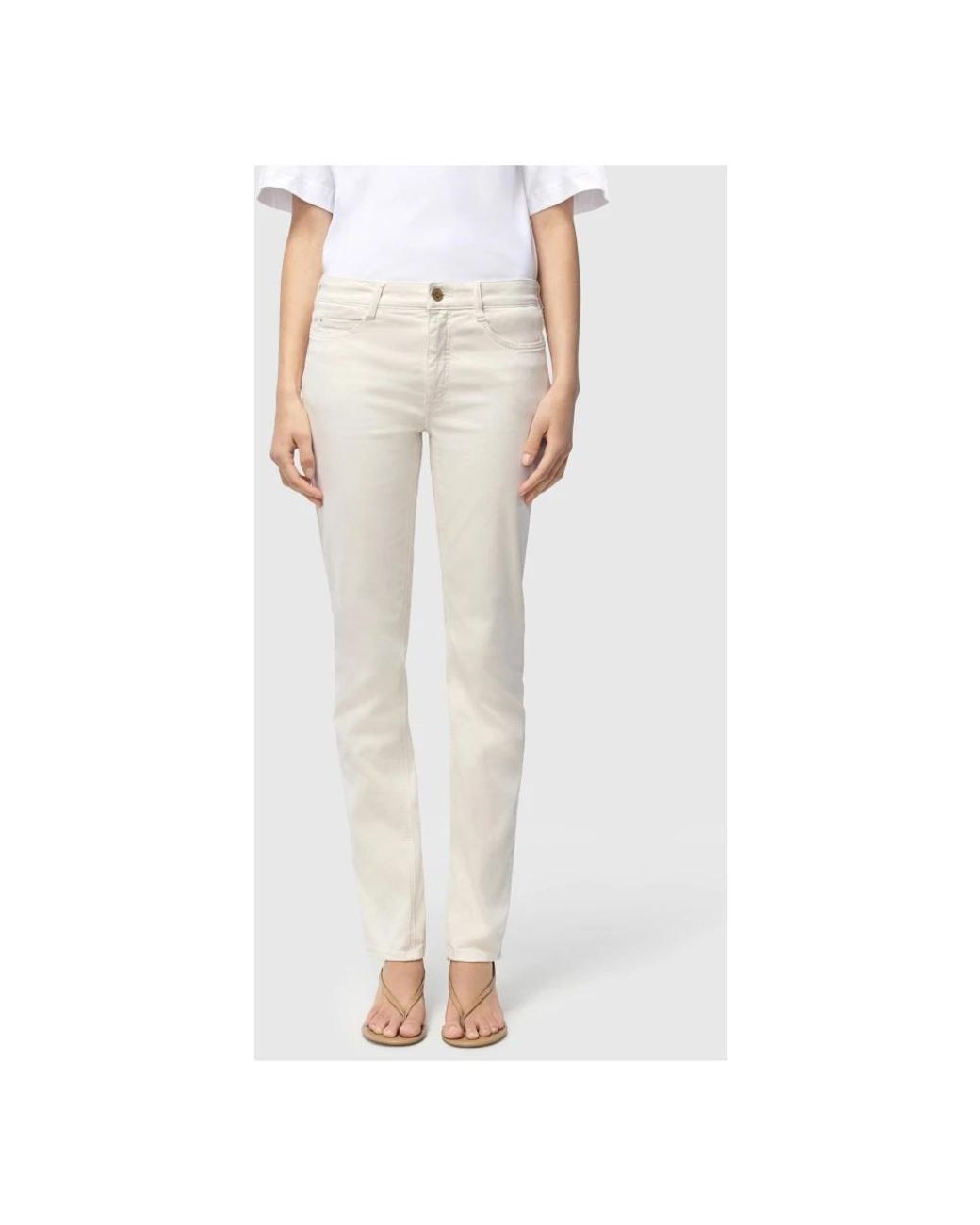 M·a·c White Slim Fit Jeans
