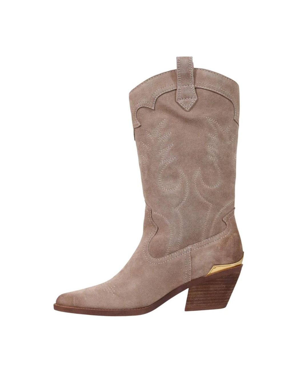 Liu Jo Brown Cowboy & Biker Boots