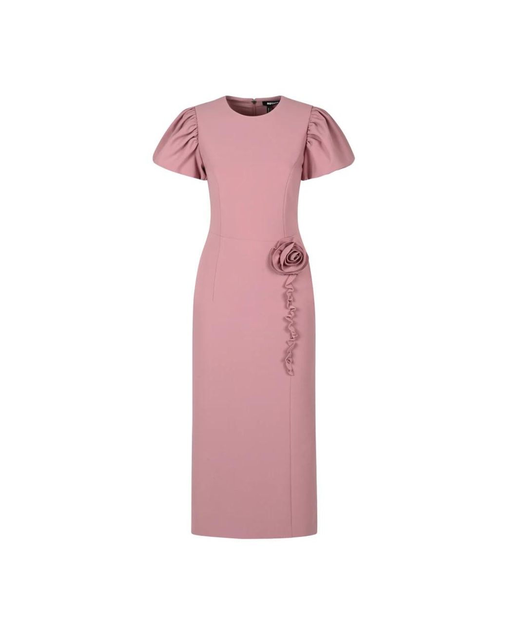 ROTATE BIRGER CHRISTENSEN Pink Midi Dresses